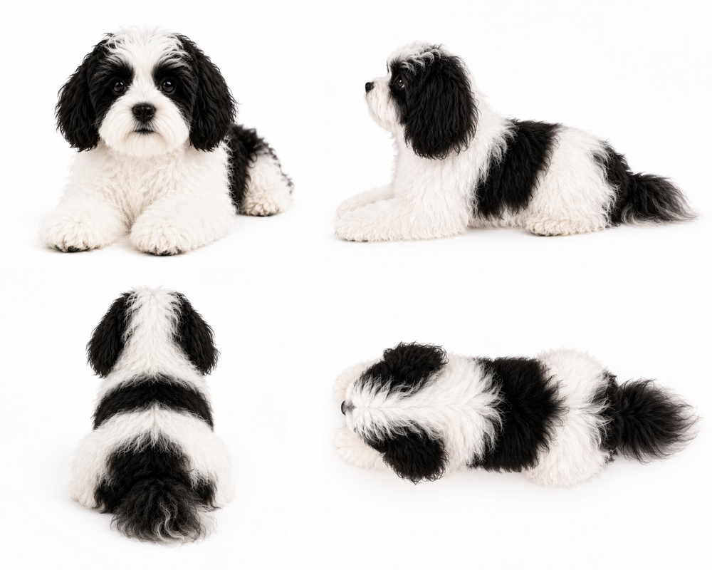 Cockapoo als handgefertigtes Plüschtier aus der Companion Collection – Galeriebild 2