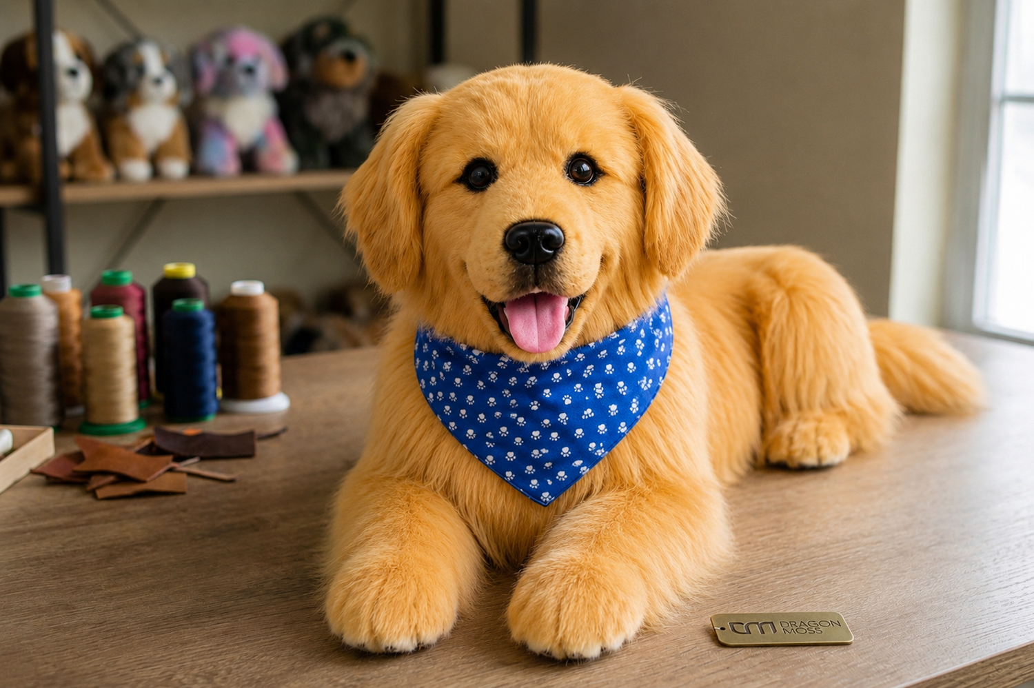 Personalized custom pet plush gift for a dog lover