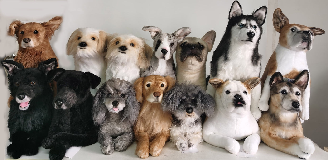 DragonMoss workshop team behind custom pet plush production