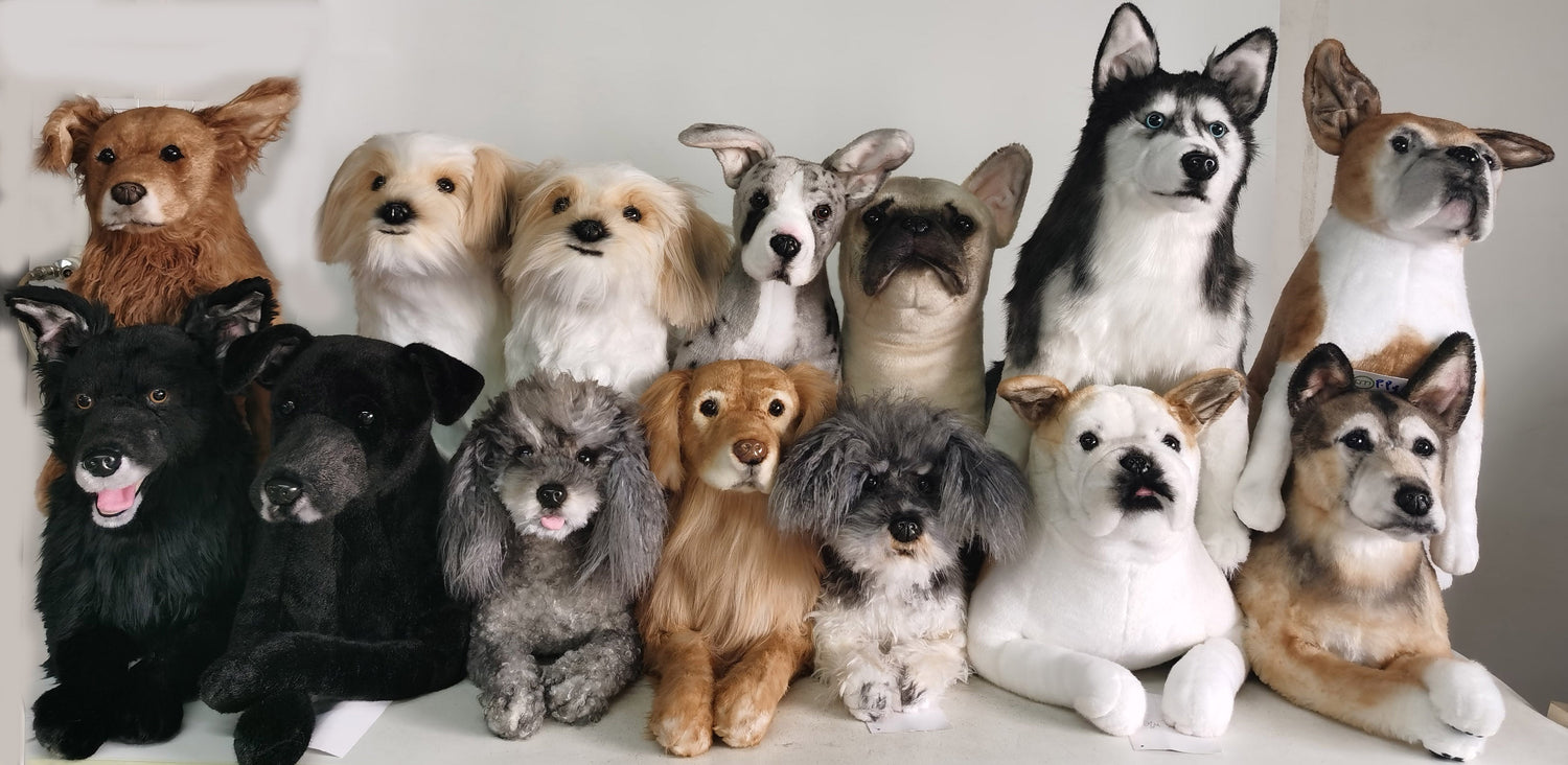 DragonMoss workshop team behind custom pet plush production