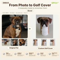 DragonMoss - custom Plush Golf Cover From the Photos of Your Pet