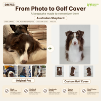 DragonMoss - custom Plush Golf Cover From the Photos of Your Pet
