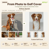 DragonMoss - custom Plush Golf Cover From the Photos of Your Pet