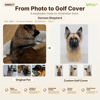 DragonMoss - custom Plush Golf Cover From the Photos of Your Pet