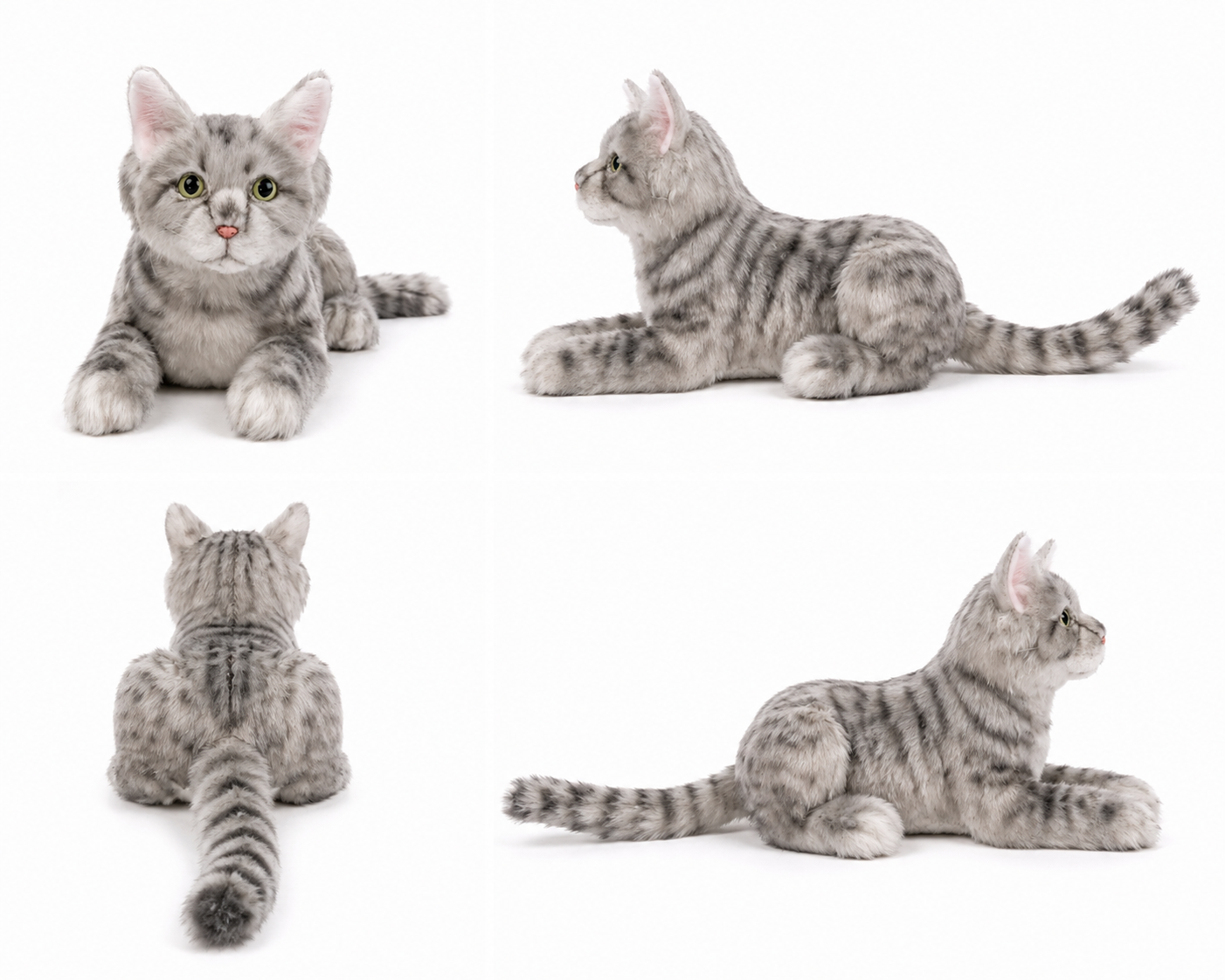 Ready-Made Gray Cat Plush gallery image 2