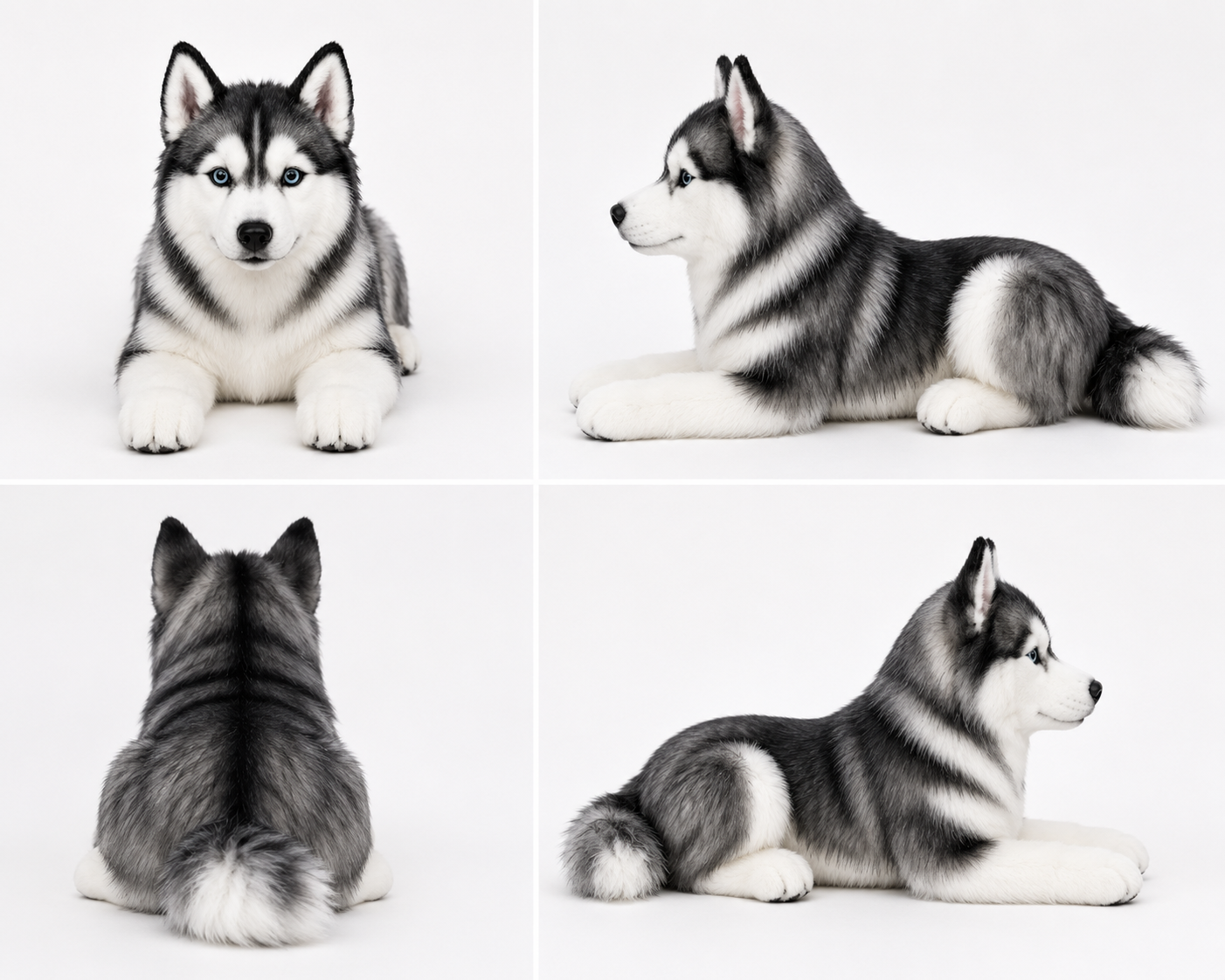 Ready-Made Siberian Husky Plush gallery image 2
