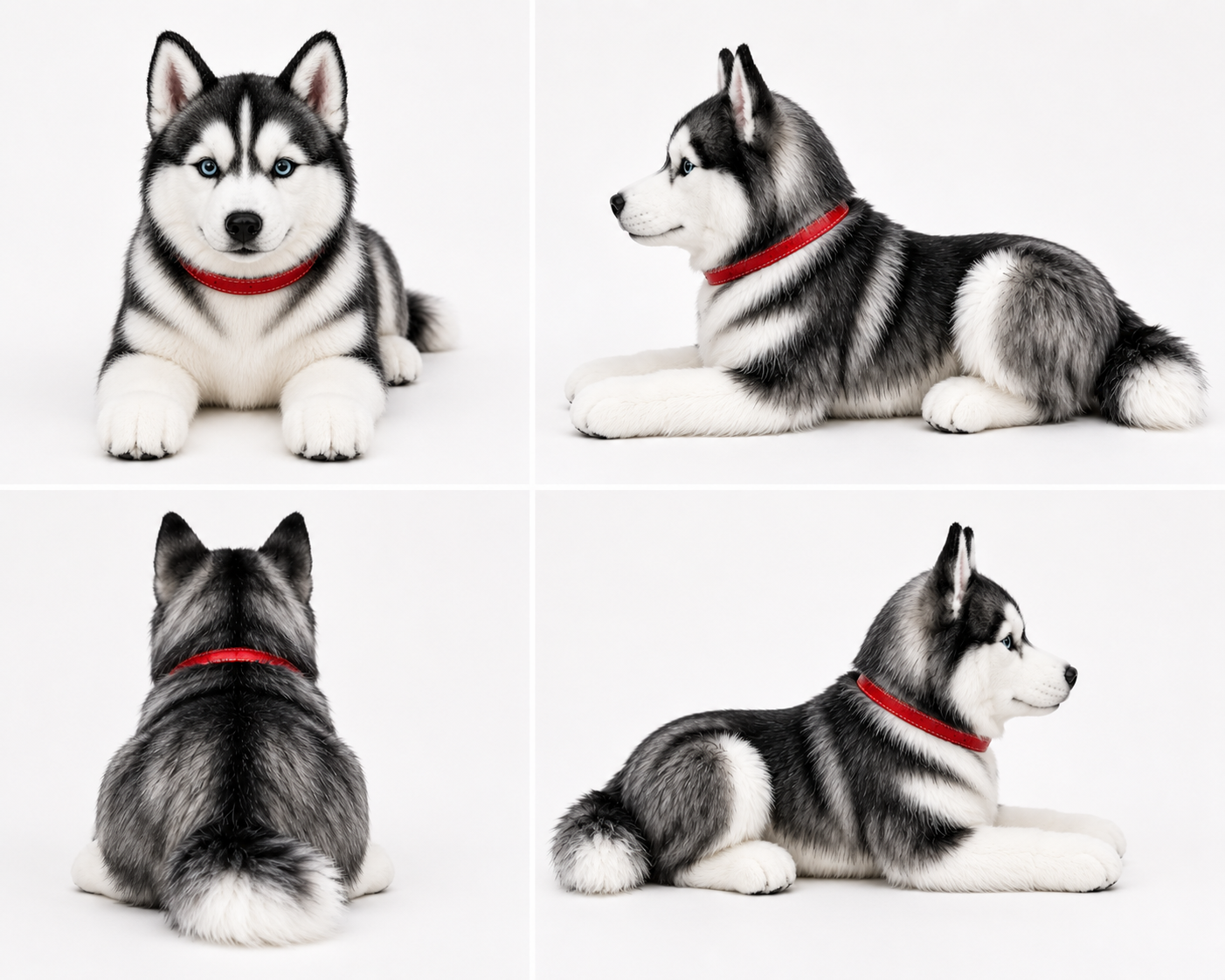 Ready-Made Siberian Husky Plush gallery image 3