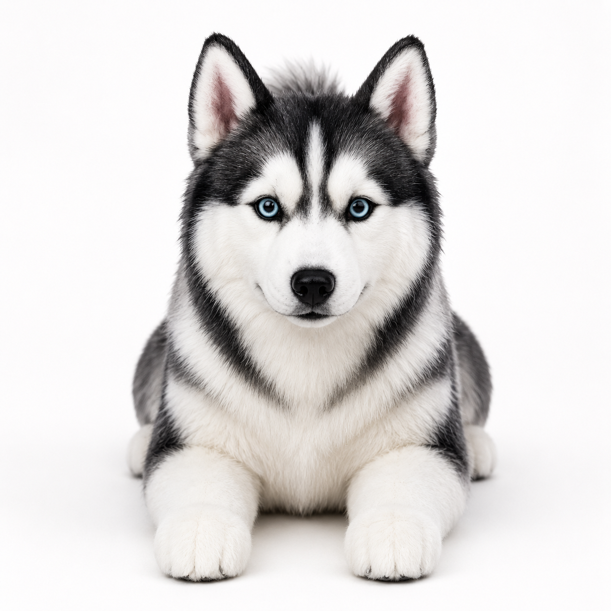 Ready-Made Siberian Husky Plush