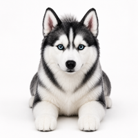 Ready-Made Siberian Husky Plush