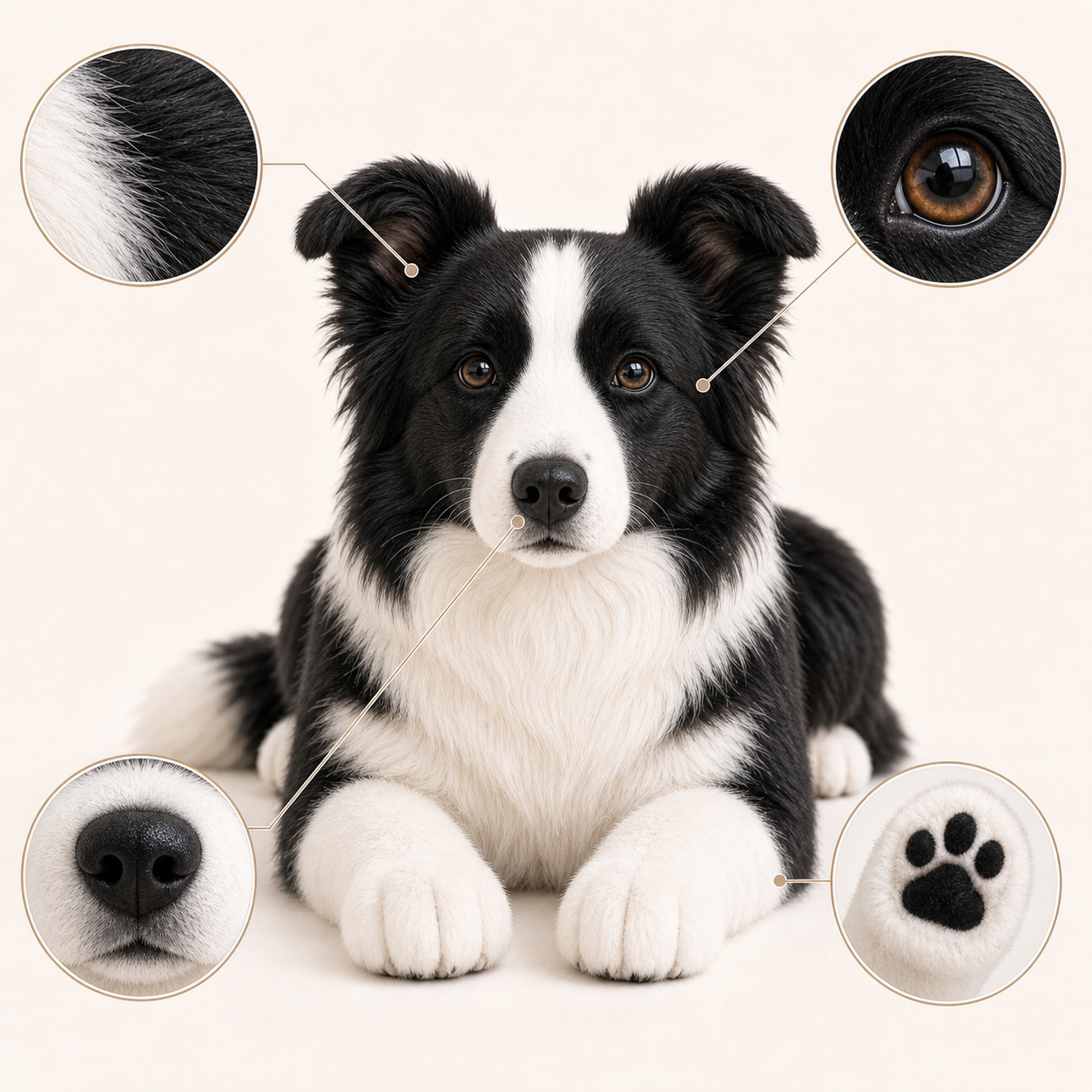 Ready-Made Border Collie Plush gallery image 5