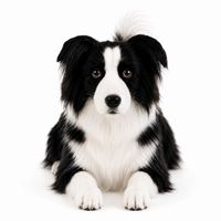 Ready-Made Border Collie Plush
