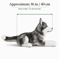 Ready-Made Siberian Husky Plush - size guide