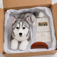 Ready-Made Siberian Husky Plush - packaging presentation