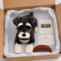 Ready-Made Miniature Schnauzer Plush - packaging presentation