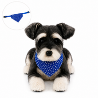 Ready-Made Miniature Schnauzer Plush - blue bandana
