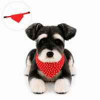 Ready-Made Miniature Schnauzer Plush - red bandana