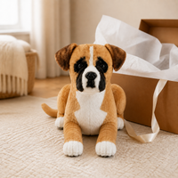 Ready-Made Boxer Plush - gift scene