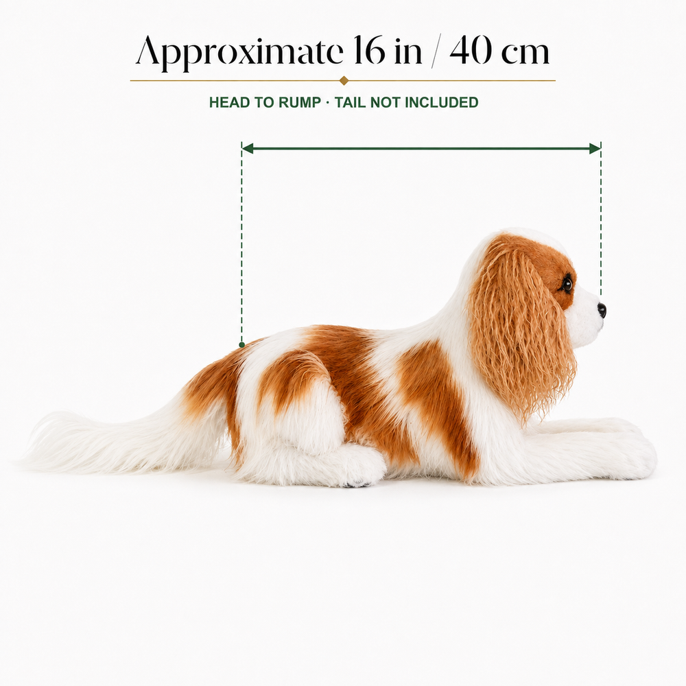 Ready-Made Cavalier King Charles Spaniel Plush - size guide