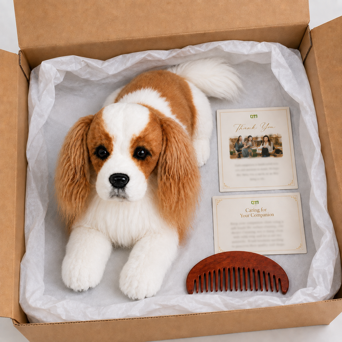 Ready-Made Cavalier King Charles Spaniel Plush - packaging presentation