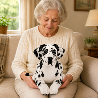 Ready-Made Great Dane Plush - held for companionship