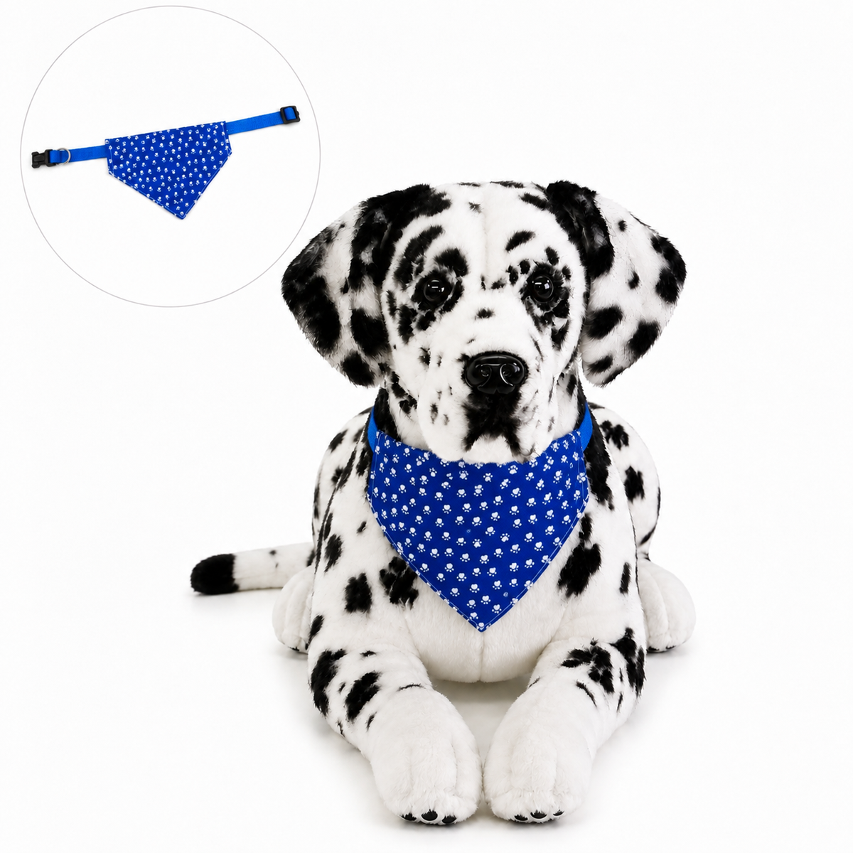 Ready-Made Great Dane Plush - blue bandana