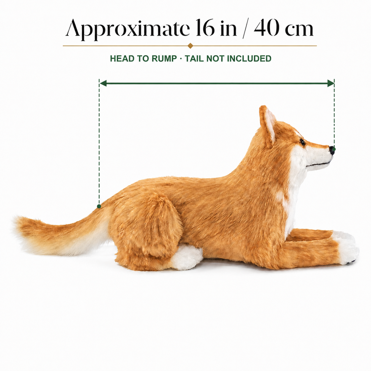 Ready-Made Shiba Inu Plush - size guide