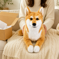 Ready-Made Shiba Inu Plush - gift scene