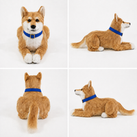 Ready-Made Shiba Inu Plush - blue collar views