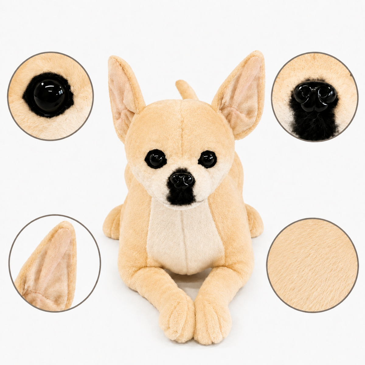 Ready-Made Chihuahua Plush - close-up details