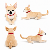 Ready-Made Chihuahua Plush - red collar views