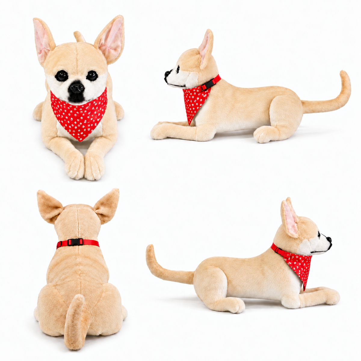 Ready-Made Chihuahua Plush - red bandana