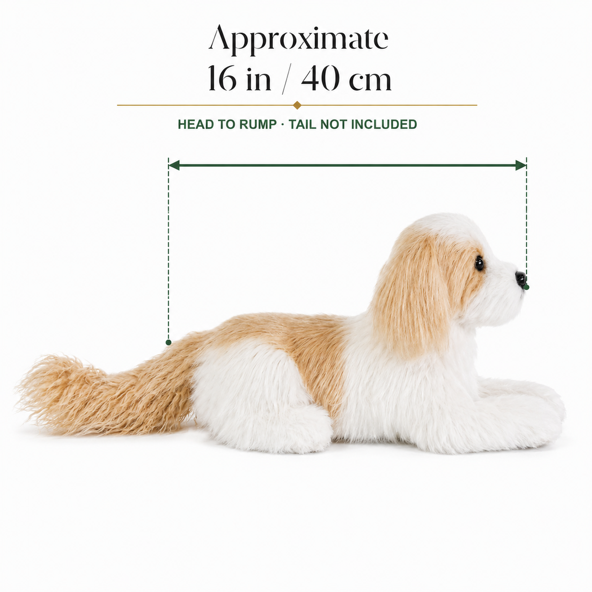 Ready-Made Shih Tzu Plush - size guide