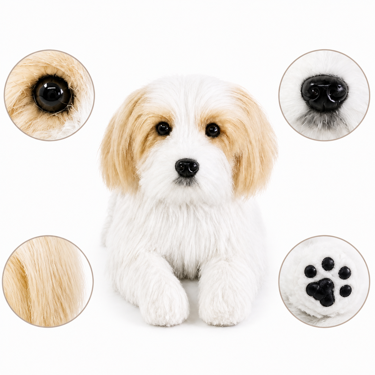 Ready-Made Shih Tzu Plush - close-up details