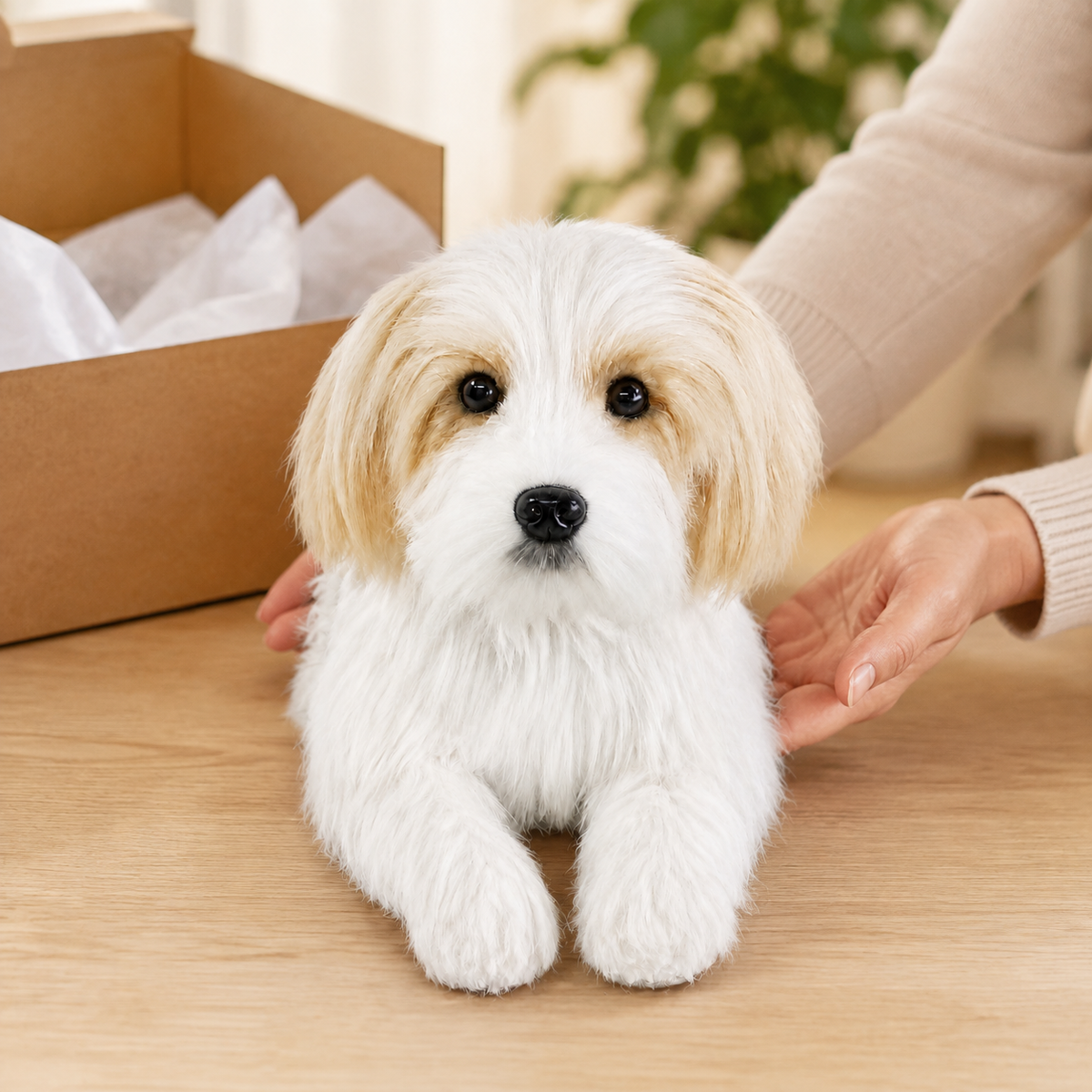 Ready-Made Shih Tzu Plush - gift scene