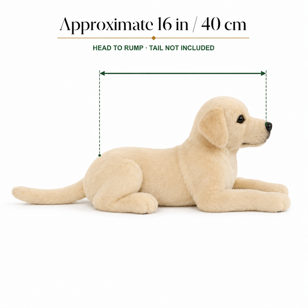 Ready-Made Labrador Retriever Plush - size guide