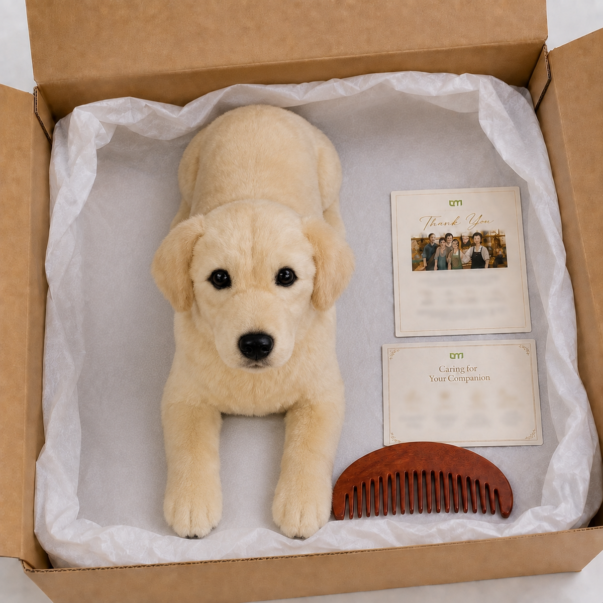 Ready-Made Labrador Retriever Plush - packaging presentation