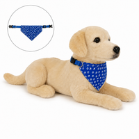 Ready-Made Labrador Retriever Plush - blue bandana