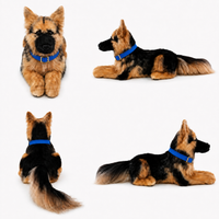 Ready-Made German Shepherd Plush - blue collar views