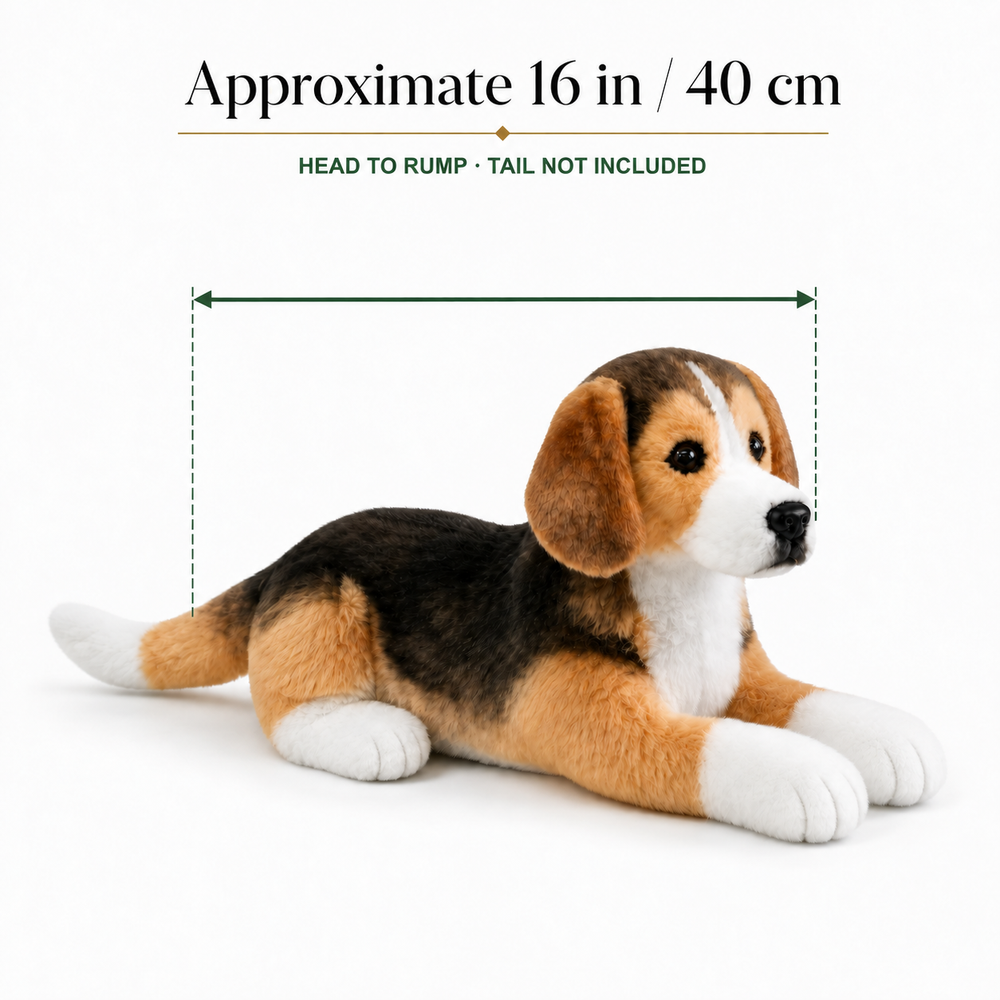 Ready-Made Beagle Plush - size guide