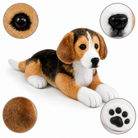 Ready-Made Beagle Plush - close-up details