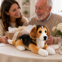 Ready-Made Beagle Plush - gift scene