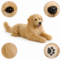 Ready-Made Golden Retriever Plush - close-up details