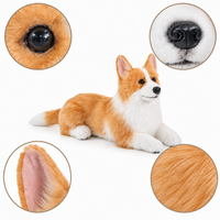 Ready-Made Corgi Plush - close-up details