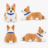 Ready-Made Corgi Plush - blue collar views