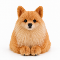 Ready-Made Pomeranian Plush - studio main image