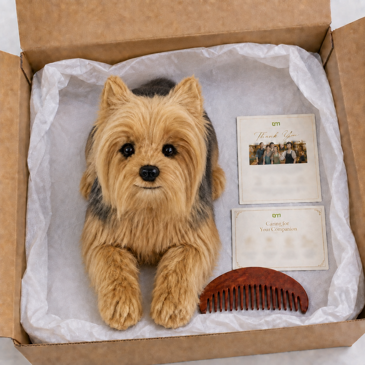 Ready-Made Yorkshire Terrier Plush - packaging presentation