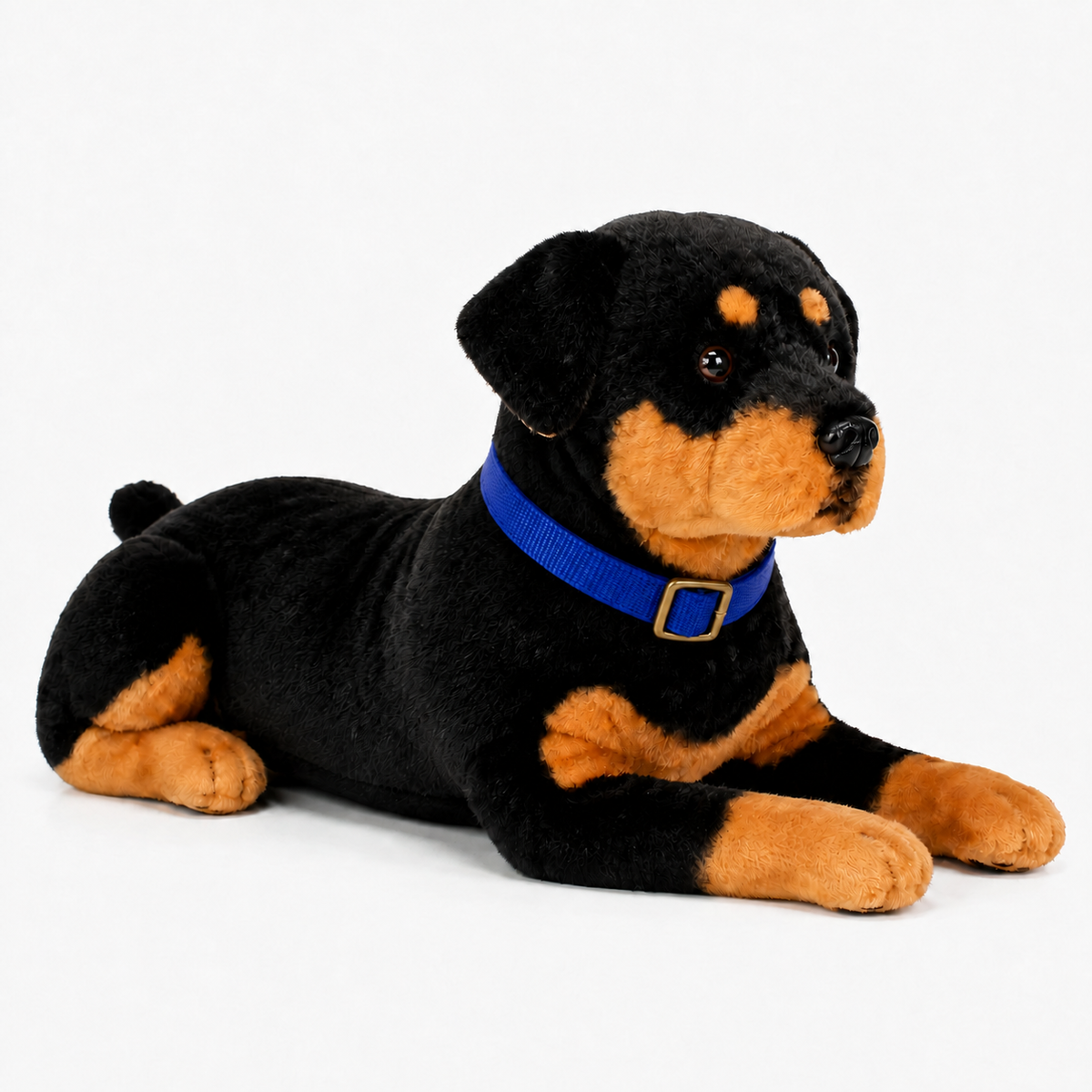 Ready-Made Rottweiler Plush - blue collar views