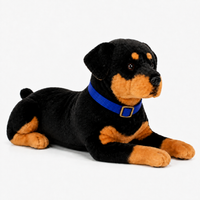 Ready-Made Rottweiler Plush - blue collar views