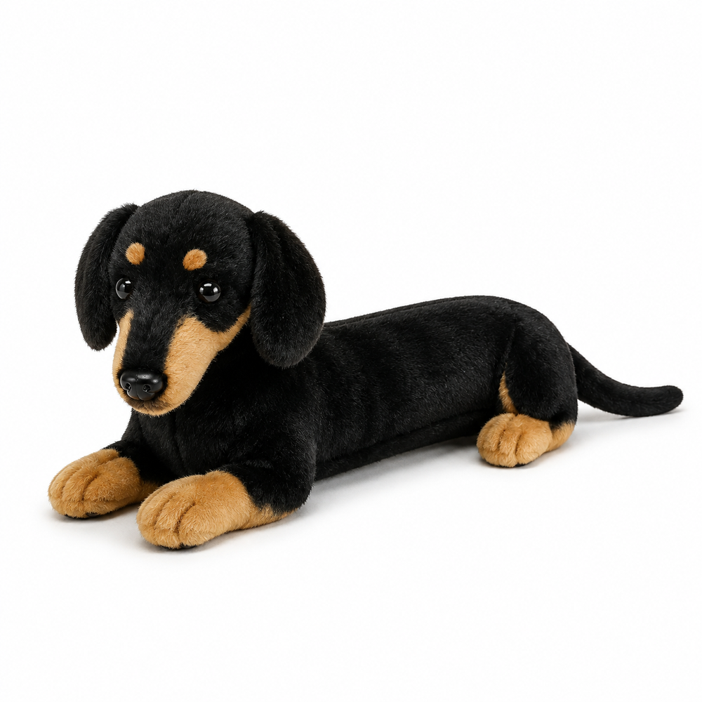 Ready-Made Short-Haired Dachshund Plush - studio main image