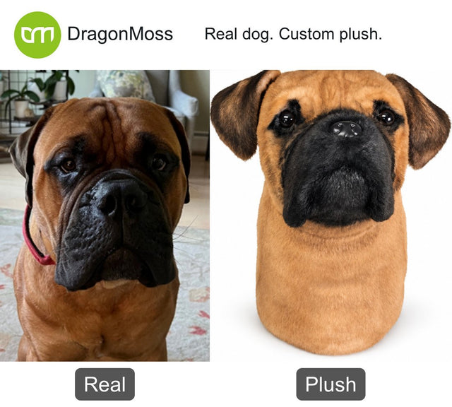 Dog photo beside a custom PawCaddie golf headcover, comparison 15